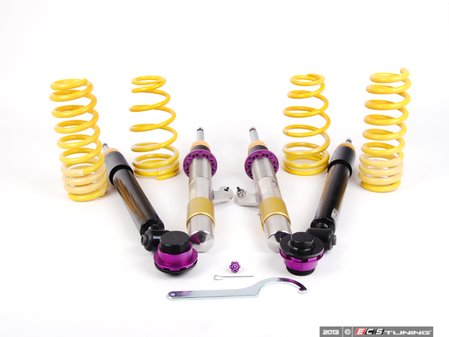 ES#2602494 - 1522000F - KW V2 Series Coilover Kit - Models Without EDC - Variant 2 coilovers offer sport handling with adjustable rebound dampening - KW Suspension - BMW