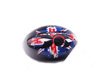 ES#1305491 - 51162157882 - Mirror Cap "MINI United 2009"- Right - (NO LONGER AVAILABLE) - Black cap with 50 Years in center on Union jack print - Genuine MINI - 