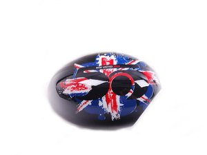 ES#1305491 - 51162157882 - Mirror Cap "MINI United 2009"- Right - (NO LONGER AVAILABLE) - Black cap with 50 Years in center on Union jack print - Genuine MINI - 
