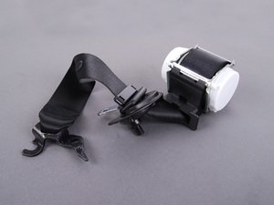 ES#186779 - 72119117219 - Left Front Upper Belt With Force Limiter - Black  - Replacement seat belt limiter - Genuine BMW - BMW