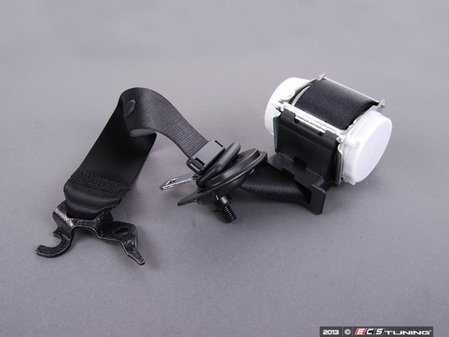ES#186779 - 72119117219 - Left Front Upper Belt With Force Limiter - Black  - Replacement seat belt limiter - Genuine BMW - BMW