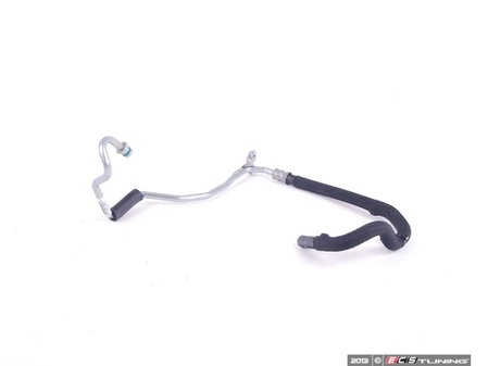 ES#2089784 - 8R1422891K - Power Steering Return Hose - Connects the power steering rack to the cooling pipe line - Genuine Volkswagen Audi - Audi