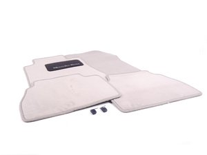 ES#1827754 - Q6680442 - Carpeted Floor Mat Set - (NO LONGER AVAILABLE) - Oyster - Genuine Mercedes Benz - 