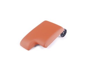 ES#84563 - 51167902751 - E46 M3 Front Armrest Lid - Cinnamon Leather - (NO LONGER AVAILABLE) - Keep your interior looking like new - Genuine BMW - 