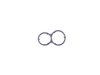 ES#2775 - 021115446A - Oil Filter Housing Gasket - Figure 8 looking O-Ring between engine block & oil filter housing - Victor Reinz - Volkswagen