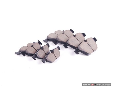 ES#2682249 - EUR918AKT - Front & Rear Euro Ceramic Brake Pad Kit - Offers excellent pedal feedback, low dust, and smooth initial bite. A favorite among BMW enthusiasts. - Akebono - BMW