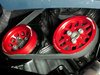 ES#3985 - MK44CPK-RED - Lightweight Underdrive Pulley Set - Red Anodized - Includes a new alternator, power steering and crank pulley that allows you to use a stock belt. - ECS - Audi Volkswagen