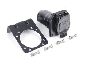 ES#164132 - 61130412971 - X5 / X3 Trailer Wiring Connector - With Bracket - Add a BMW designed connector to your trailer - Genuine BMW - BMW