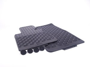 ES#120850 - 51470429231 - Rubber Floor Mats - Front, Anthracite - (NO LONGER AVAILABLE) - Keep your car's carpet looking new with these rubber floor mats - Genuine BMW - 