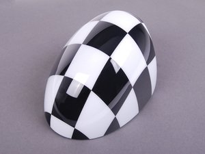ES#79597 - 51160415078 - Mirror Cap Checkered Flag - Right - (NO LONGER AVAILABLE) - Upgrade or replace your MINI side mirror cap - Genuine MINI - 