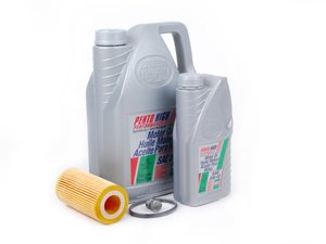 ES#6459 - MK525T3KKT -  Oil Service Kit - Includes Pentosin oil, Mann filter, and standard drain plug - Assembled By ECS - Volkswagen