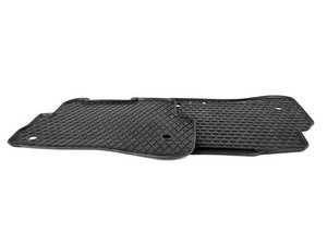 ES#337205 - 3B0061511041 - Rear All Weather Floor Mats - Black - Great looking & great performing mat for your Passat - Genuine Volkswagen Audi - Volkswagen