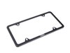 ES#2595479 - ZAW071801C - Audi Rings license plate frame - black - Trim out your license plate with a factory correct frame - Genuine Volkswagen Audi - Audi