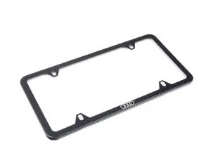 Audi Rings license plate frame - black