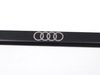 ES#2595479 - ZAW071801C - Audi Rings license plate frame - black - Trim out your license plate with a factory correct frame - Genuine Volkswagen Audi - Audi