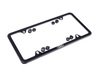ES#2595479 - ZAW071801C - Audi Rings license plate frame - black - Trim out your license plate with a factory correct frame - Genuine Volkswagen Audi - Audi