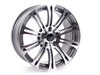 ES#2143285 - 716-1 - 18" Style 716 Wheels - Square Set Of Four - (NO LONGER AVAILABLE) - 18x8" ET35 72.6CB 5x120. Gunmetal with machined face. - Alzor - 