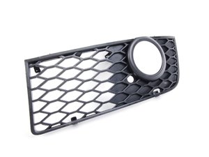 ES#2093701 - 8E0807681C01C - Fog Light Grille - Satin Black - Left - (NO LONGER AVAILABLE) - Keep your exterior looking clean - Genuine Volkswagen Audi - 