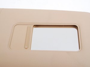 ES#87165 - 51168242558 - Beige Vinyl Sun Visor - Right - Lighted with vanity mirror  - Genuine BMW - BMW