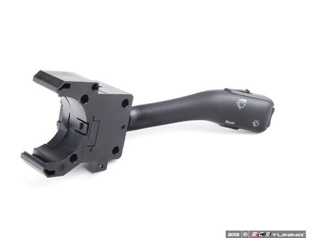 ES#2652136 - 4B0953503G01C - Windshield Wiper / On-Board Computer Switch - Satin Black - Right side steering column stalk switch - Vemo - Audi Volkswagen
