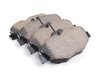 ES#2681140 - 0044208720 - Front Euro Ceramic Brake Pad Set - Includes new brake pad wear sensors - Akebono - Mercedes Benz