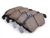 ES#2696183 - 0054201320 - Front Euro Ceramic Brake Pad Set - Includes new brake pad wear sensors - Akebono - Mercedes Benz