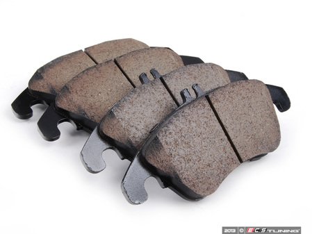 ES#2696183 - 0054201320 - Front Euro Ceramic Brake Pad Set - Includes new brake pad wear sensors - Akebono - Mercedes Benz