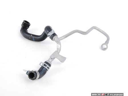 ES#25145 - 11537567849 - Coolant Pipe - Return Line - Attaches from the auxiliary water pump to thermostat housing and expansion tank. - Genuine MINI - MINI