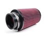 ES#3476081 - 003675ecs02aKT - Red Cotton Gauze "Oiled" Air Filter Element (3.0" inlet) - High flow, reusable air filter. Used as a replacement filter to an ECS intake system or for your custom intake project. 5" Base OD / 7" Filter Height / 4.5" Top OD - ECS - Audi BMW Volkswagen