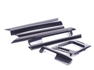 ES#2635347 - 51418235225KT - Gloss Black Interior Trim Kit - Also known as piano black, provides a stunning interior makeover - Genuine BMW - BMW