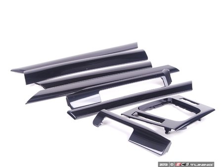 ES#2635347 - 51418235225KT - Gloss Black Interior Trim Kit - Also known as piano black, provides a stunning interior makeover - Genuine BMW - BMW