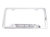 ES#1829253 - Q6880086 - License Plate Frame - Mercedes-Benz License Plate Frame (Polished Stainless Steel) - Genuine Mercedes Benz - Mercedes Benz