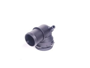ES#315446 - 1K0122291BA - Radiator Coupler - Upper - Coupler that connects the upper radiator hose to the radiator - Genuine Volkswagen Audi - Volkswagen