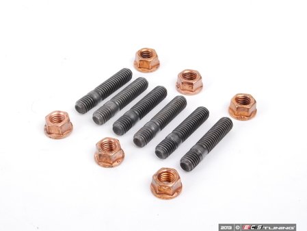 ES#2580177 - N044512530801KT - Downpipe Hardware Kit - Contains all of the hardware you need to install new downpipes on your Audi 4.2 engine - Assembled By ECS - Audi