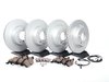 ES#2682258 - 34116854998KT5 - Front & Rear Brake Service Kit - Featuring Zimmermann rotors rotors and ECS DD23 ceramic pads. - Assembled By ECS - BMW