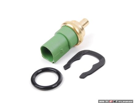 ES#2535452 - 059919501AKTU -  Coolant Temperature Sensor With O-Ring & Clip - 4 Pin - *ECS Recommends* - Updated Green sensor with square/round connector. Please check existing sensor color - URO - Audi Volkswagen
