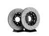 ES#2561992 - 000505ECS01AKT - 2-Piece Lightweight Front Brake Rotors - Pair (325x28) - (NO LONGER AVAILABLE) - Direct bolt-on cross-drilled and slotted replacement - 2-piece semi-floating rotors offer reduced unsprung weight and additional cooling capacity versus OEM for improved braking, handling, and ride quality! - ECS - 