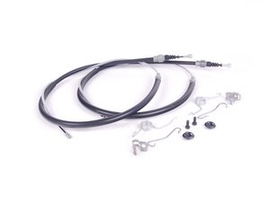 ES#2592627 - 1K0609721BEKT2 - Parking Brake Refresh Kit - Includes cables, brackets, springs and securing hardware - Assembled By ECS - Audi