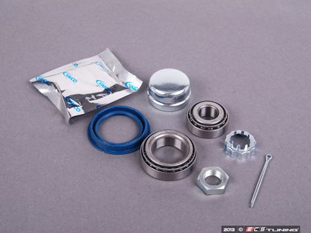ES#2681138 - 191598625 - Rear Wheel Bearing - Priced Each - Includes all required seals, inner, outer bearings, and hardware for one side - Vaico - Audi Volkswagen
