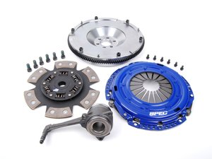 ES#2569460 - SV873-2SFKT -  Stage 3 Clutch Kit - Steel Flywheel (20lbs) - Good for a blend of street and track driving, up to 500 FT LBS TQ - Spec Clutches - Audi Volkswagen