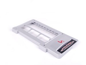 ES#39175 - 17517556988 - Sealing Plate - JCW Silver - Located on top of the Cooper S w/ JCW kit - Genuine MINI - MINI