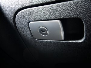 ES#319387 - 1K1857147D3Q7 - Aluminum Look Glove Box Handle - Great upgrade for your interior - Genuine Volkswagen Audi - Volkswagen