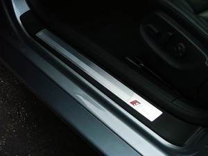 ES#5402 - b7slinedskt - S-Line Door Sill Kit - Set yourself apart with these sporty S-Line additions - Genuine Volkswagen Audi - Audi