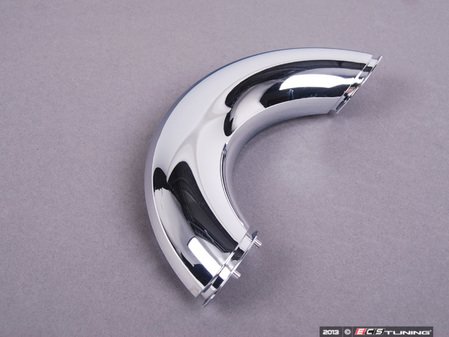 ES#112259 - 51437124907 - Roll Over Trim Chrome - Rear Left - Attaches to the outside of the metal roll bars - Genuine MINI - MINI