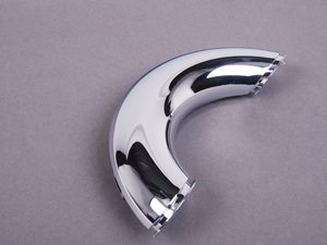 ES#112260 - 51437124908 - Roll Over Trim Chrome - Rear Right - Attaches to the outside of the metal roll bars - Genuine MINI - MINI