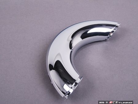 ES#112260 - 51437124908 - Roll Over Trim Chrome - Rear Right - Attaches to the outside of the metal roll bars - Genuine MINI - MINI