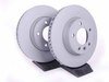 ES#2602246 - 95535140141FPKT - Performance Front Brake Service Kit - Featuring Zimmerman Z-Coated rotors and Hawk HPS brake pads - Assembled By ECS - Porsche