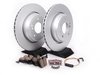 ES#2598464 - ECSE393421-4KT - Rear Brake Service Kit - Featuring Zimmermann rotors and ECS DD23 Daily Driver ceramic pads - Assembled By ECS - BMW