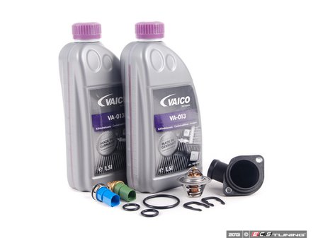 ES#2581800 - 8d0959481bkt-2 - Cooling System Refresh Kit - Level 1 - Replace your thermostat and temp sensors with one kit! - Assembled By ECS - Audi