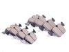 ES#2695572 - EUR681KT5 - Front & Rear Euro Ceramic Brake Pad Kit - Offers excellent pedal feedback, low dust, and smooth initial bite. A favorite among BMW enthusiasts. - Akebono - BMW